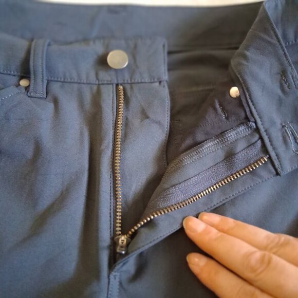 Lululemon Men's Gray Obsidian ABC Slim Warpstreme Pants Size 28 - Picture 8 of 14